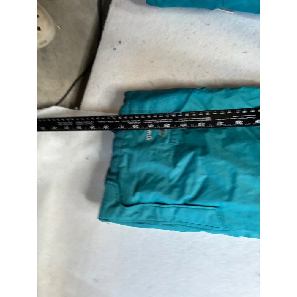 Kamik Kids Teal Insulated Snow Pants Bib Suspenders Size 12 KWU8360 Ski Trousers
